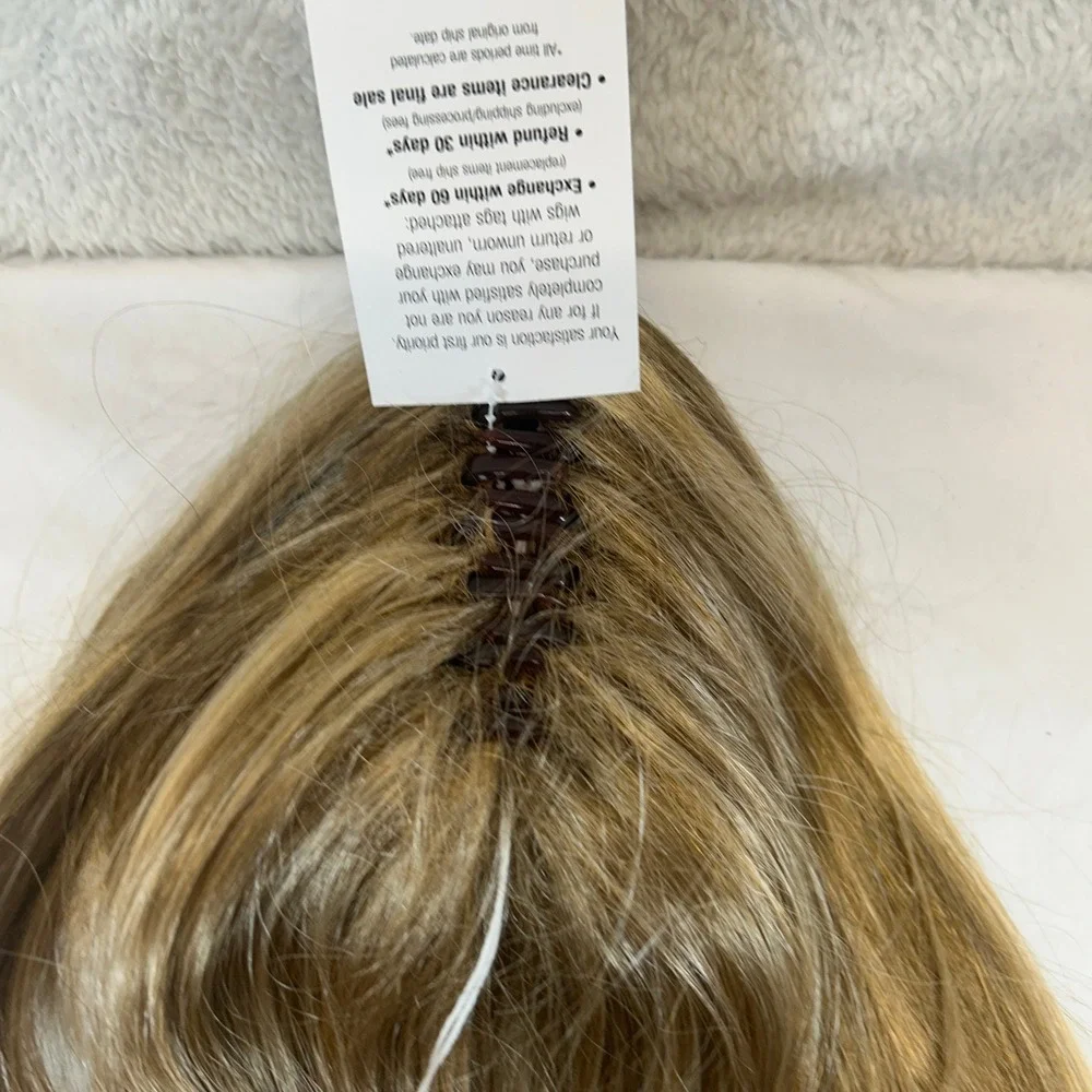 Paula Young Long Layered Pony Hairpiece A0250 Honey Golden Blonde 14/26A New